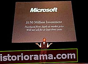 MacWorld Boston 1997 Jobs + Microsoft