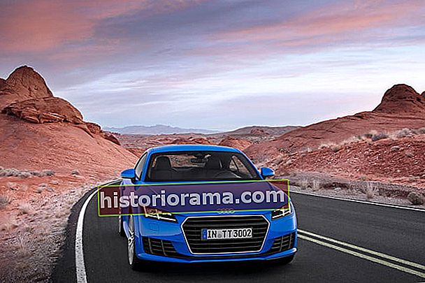 Audi TT Купе Scuba Синій спереду