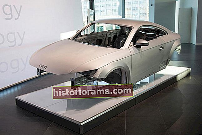 Caroserie Audi TT cu elemente din aluminiu