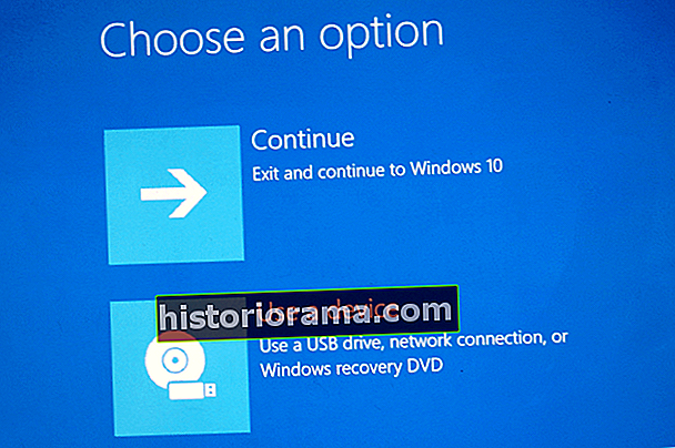 odstranite Windows 10 uporabite zaslon naprave