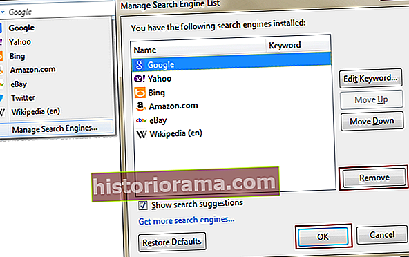 Screenshot pro vyhledávání ve Firefoxu
