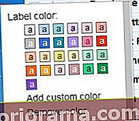 Farby štítkov v Gmaile 2