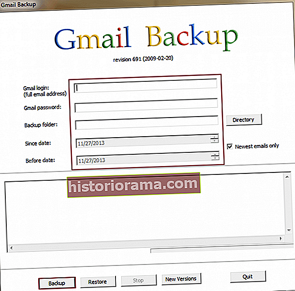 Gmail-sikkerhetskopi