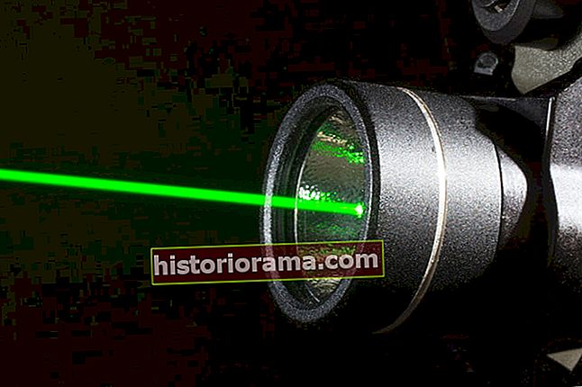 Zelený laser