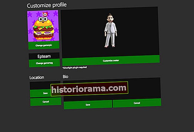 xbox one gamertag přizpůsobit profil