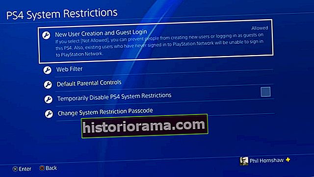PS4-systembegrensninger for hvordan du konfigurerer PlayStation 4-foreldrekontroll