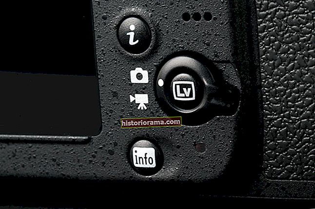 Nikon D810 pregled gumba za ogled v živo