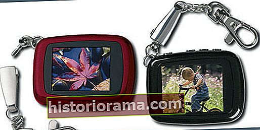Insignia-mærket LCD Digital Photo KeyChains