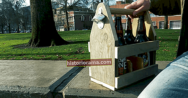 Slynge skummet ditt i stil med denne DIY øl-caddy laget av en pall