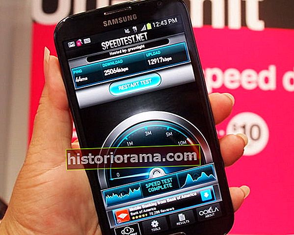 SpeedTest LTE od spoločnosti T-Mobile Galaxy Note 2
