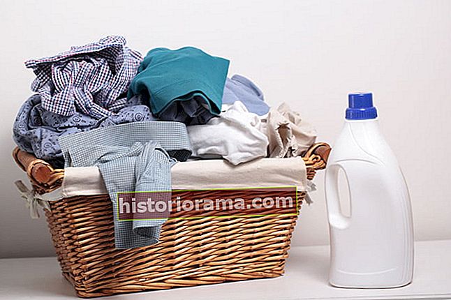hvor meget vaskemiddel skal du bruge 38735149 snavset tøj i kurven og en flaske