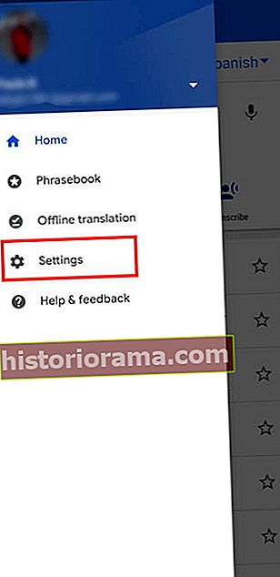 як користуватися меню перекладу програм перекладу Google натисніть скріншот 1