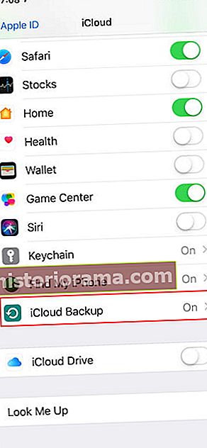 Spustit zálohování iCloud na iPhone