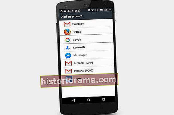 opsæt gmail android