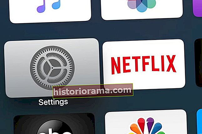 Aplikace Nastavení Apple TV