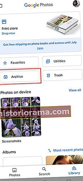jak skrýt fotografie v archivu Androidu 6