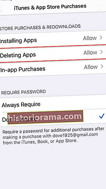 cum să ștergeți aplicațiile de pe un iPhone restricții