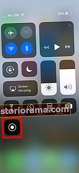 Înregistrare ecran iPhone