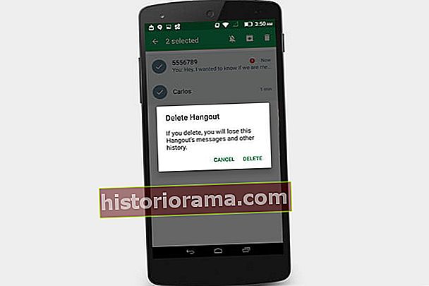 izbriši android sms nit Hangouts
