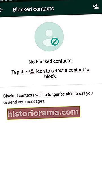 jak blokovat někoho na WhatsApp Android 3