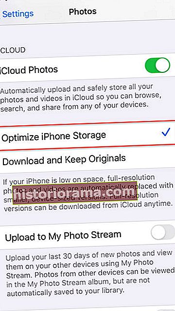 hvordan du administrerer dit iPhone-lager til lagring af foto og video4
