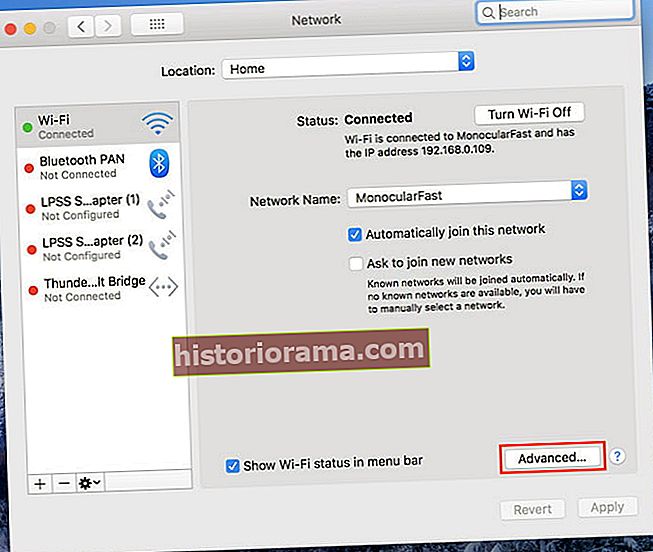 Πώς να ξεχάσετε ένα δίκτυο σε MacOS
