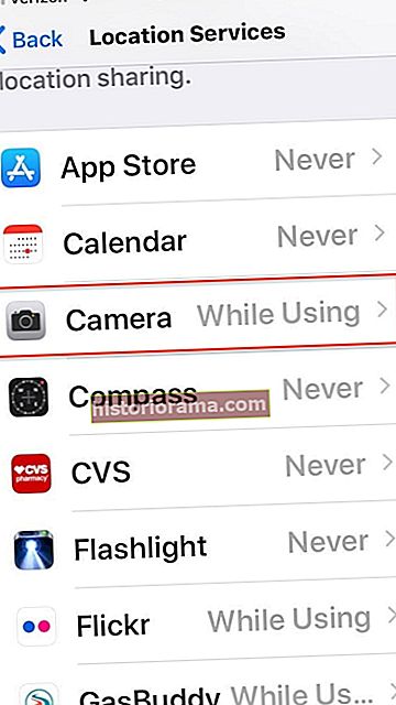 hvordan man fjerner placeringsdata fra iPhone-fotos på iOS 13 placering123
