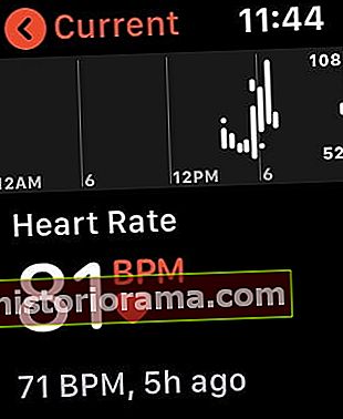 jak používat hodinky Apple fitness funkce srdce1
