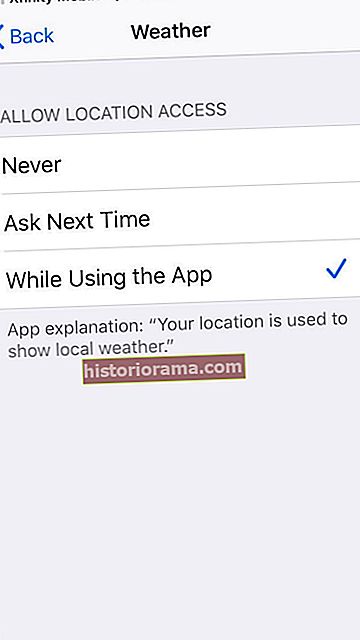 jak ovládat umístění oprávnění aplikace pro iOS4