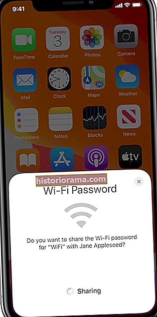 hvordan man deler din wi-fi-adgangskode fra iOS-enhed ios13 iphone xs wifi-animation 15 trukket