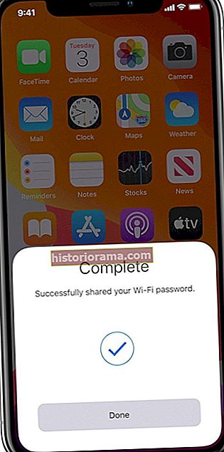 Sdílení hesla Wi-Fi v systému iOS