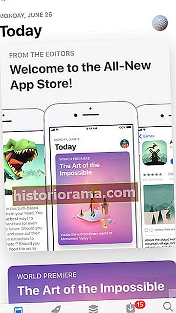 πώς να πλοηγηθείτε στο App Store στην καρτέλα iOS 11 Today