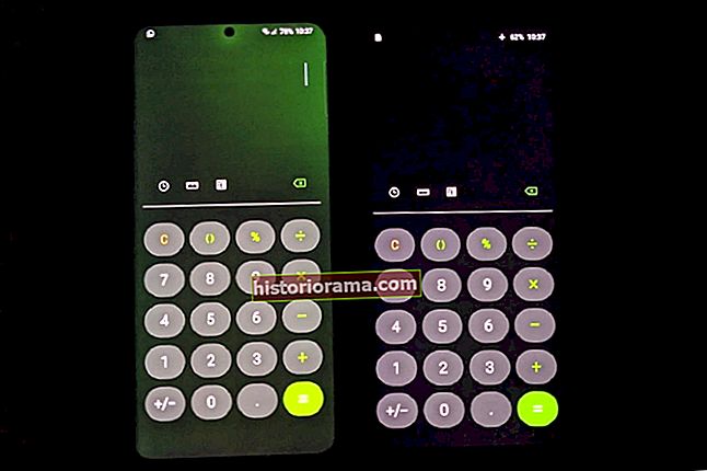 Grøn nuance på Samsung Galaxy S20 Ultra skærm