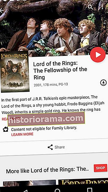 Google Play familiebibliotek