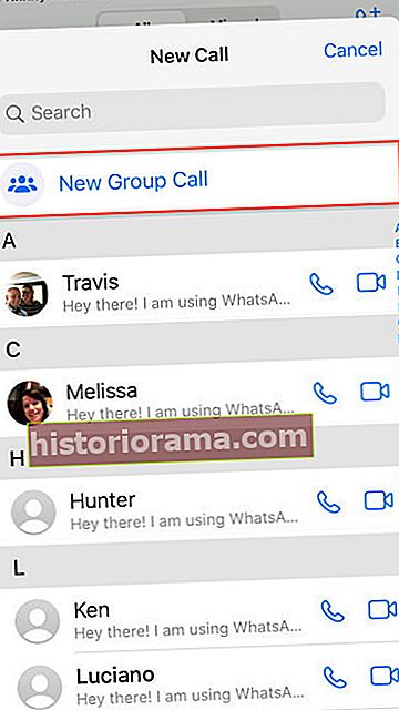 jak uskutečňovat skupinové hovory na smartphonu v whatsapp wacall2