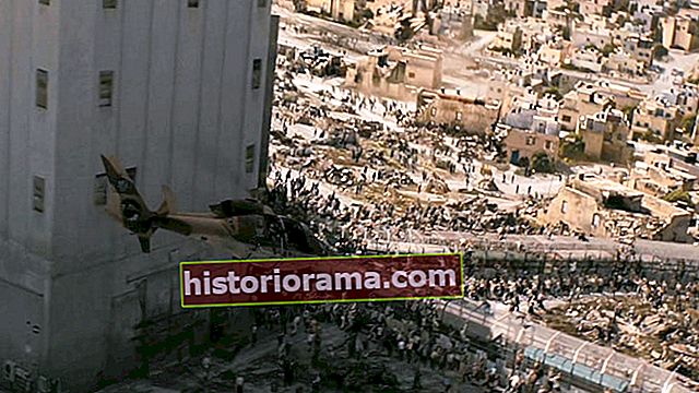 Světová válka Z speciální efekty vrtulník zombie Izrael