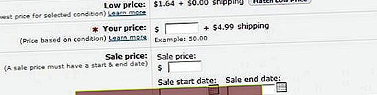 Amazon Listing: izbira cene