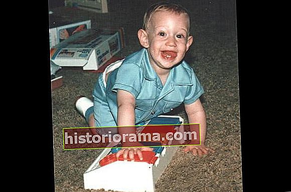 Mark Zuckerberg som et lille barn
