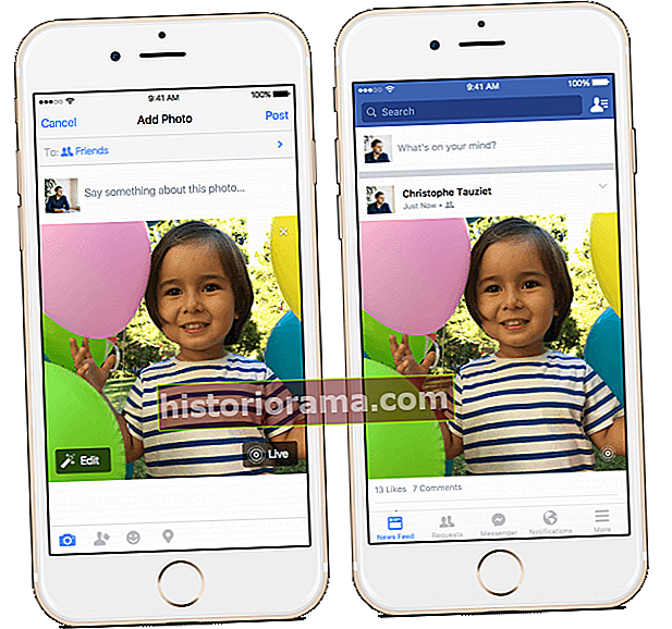 Завантажити живі фотографії на Facebook тепер так само просто, як натиснути кнопку.
