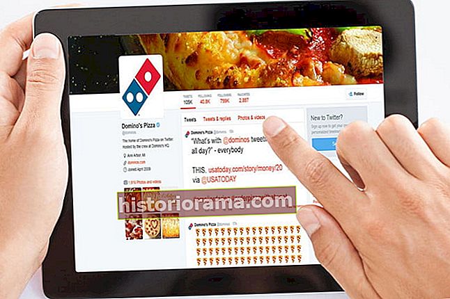 Pizza bestilling via tweet med emoji