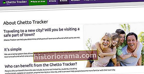 ghettotracker-originální domovská stránka